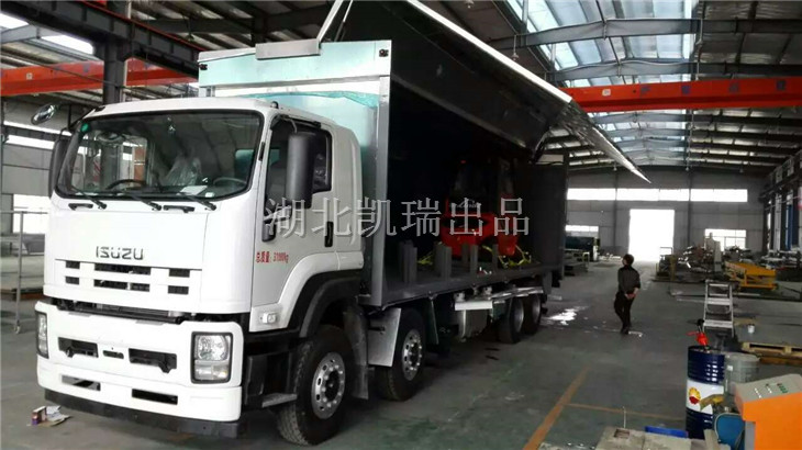 改裝完畢的檢衡車準備發運 改裝完畢的檢衡車準備發運