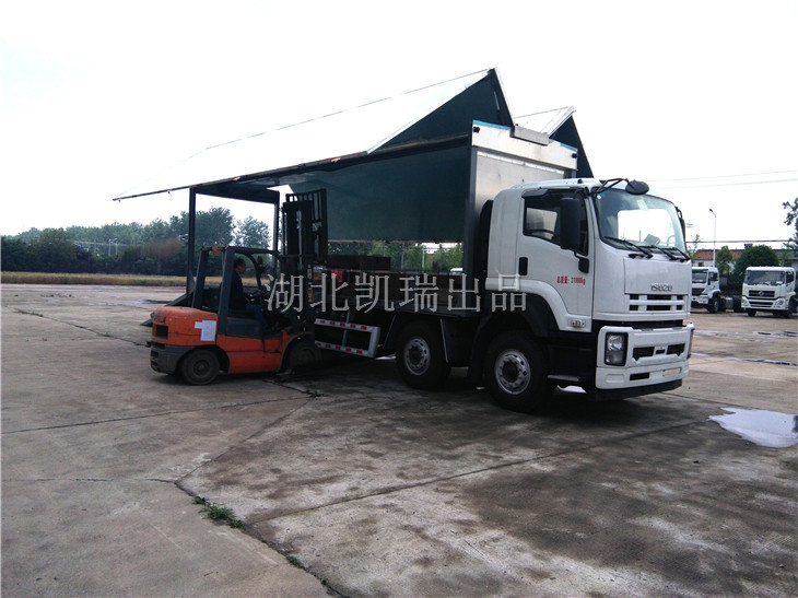 五十鈴四軸廂式計量檢衡車(作業圖) 五十鈴四軸廂式計量檢衡車(作業圖)